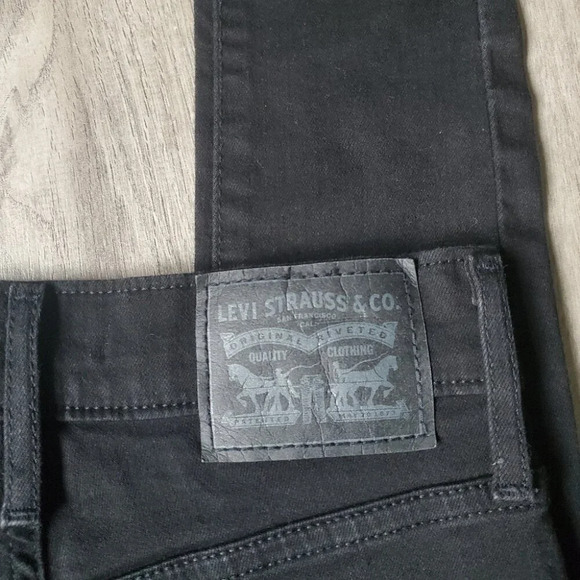 LEVIS | NWOT Mile High Super Skinny Black Denim Jeans (Size 25) - Picture 5 of 7